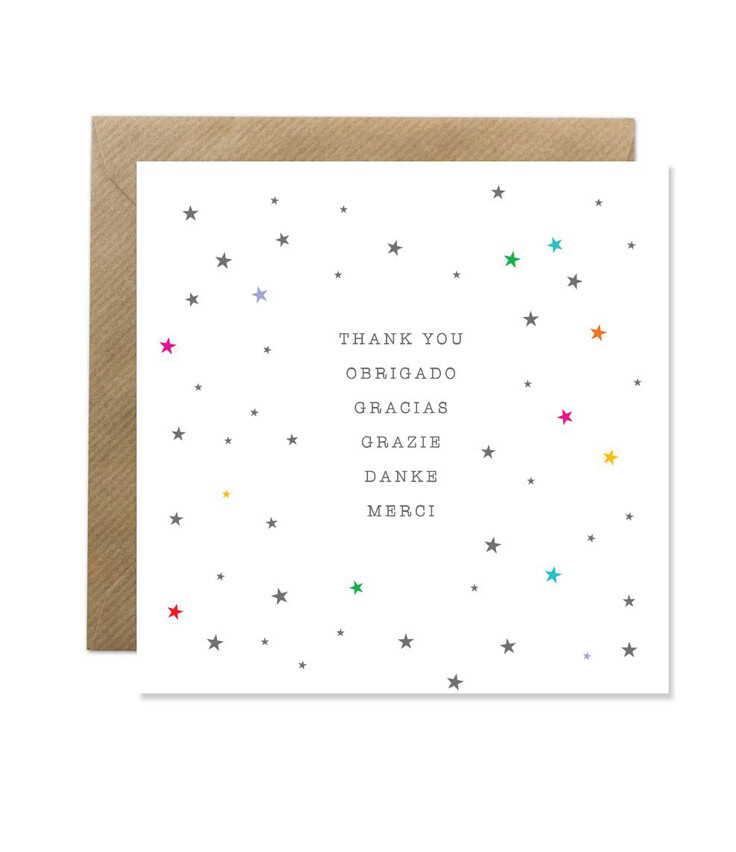 Bold Bunny 'Thank you' Card - Boutique Wines Store